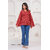 Womens Red Traditional Kurti