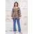 Jaipuri Floral Handblock Print Womens Kurti