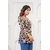 Jaipuri Floral Handblock Print Womens Kurti