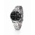 ROAVE Quartz Round Stainless Steel Band Casual Analog Watch For Women With Sliding Clasp - Black