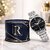 ROAVE Quartz Round Stainless Steel Band Casual Analog Watch For Women With Sliding Clasp - Black