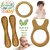 Eco-Friendly Neem Wood Baby Teether - Natural and Safe Organic Teething Toy