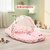 Baby Bedding Set for New Born Baby, Bed Mattress with Mosquito Net  Neck Pillow - Pink