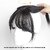 CADENZA HAIR 3D Air Bangs with Temples  Remy Human Hair Clip-In Fringe Hairpiece for Women  Natural Look Front Bangs