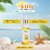 Globus Naturals Sunscreen Lotion, Daily Sun Protect for Face & Body, SPF 50+++ Broad Spectrum UVA & UVB Protection, For Both Men & Women, Sun Block for All Skin Types, 100 gm