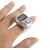 (Pack of 1) Finger Ring Digital Tally Counter | 4-Digit LED Display Clicker for Jaap Mala & Tasbeeh