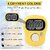 (Pack of 1) Finger Ring Digital Tally Counter | 4-Digit LED Display Clicker for Jaap Mala & Tasbeeh