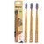 (Pack of 3) DENCRUS Octa Clean Eco-Friendly Toothbrush - Octagonal Head, Ultra-Soft Anti-Bacterial Bristles