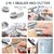 Portable Food Bag Sealer with Cutter & Magnet - Mini Sealing Machine for Snacks & Travel (Black)