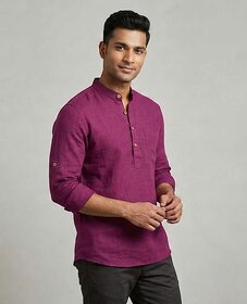 Ecostyle Men's Long Sleeve Short Kurta
