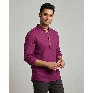 Ecostyle Men's Long Sleeve Short Kurta