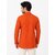 Ecostyle Plain Pure Cotton Men's Long Sleeve Short Kurta