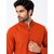 Ecostyle Plain Pure Cotton Men's Long Sleeve Short Kurta