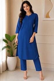Ecostyle women's pure cotton more comfortable kurti pant set