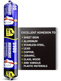 Waterproof Silicone Sealant Adhesive for Roof  Leakage Repair  Weather Resistant  For Concrete, Metal, Steel, Aluminu