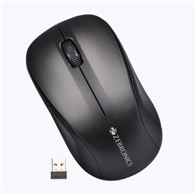 ZEB-Pace Wireless Mouse | Smooth Tracking & Comfortable Grip, Black