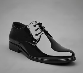 WUGO Latest Luxury Men Formal Shoes|Office Shoes|Outdoor Shoes|Business Shoes For Men's & Boys(Black)