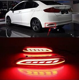 Rear reflector bumper light with metrix function for Honda city 2014-2016 (set of 2pcs)