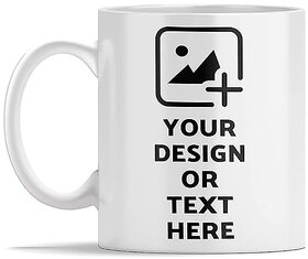 Customized Photo Mug for Special Moments  Personalised White Ceramic Coffee Cup with Picture, Name, or Message  Ideal Gift for Anniversary, Birthday, Corporate Gifting  325ml
