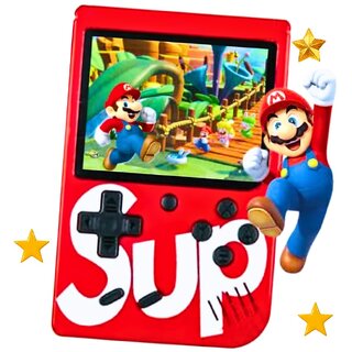 SUP Game Box 400-in-1 Handheld Retro Gaming Console with TV Output & Rechargeable Battery