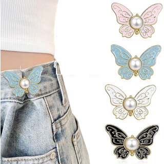 Women Butterfly Jeans Clip