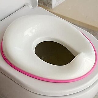 Portable Baby Potty Training Seat for Boys and Girls Potty seat Toilet Seat for Kids 0 to 5 years Child Toddler Non-Slip with Splash Guard Fits Round  Oval Western Toilets, Blue (PINK)