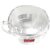 (Pack of 6) Transparent Square Shape Tea Cup Coffee Cup Set Made of Crystal Clear Glass 155ml