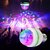 360 Degree Rotating Deco.  Festive Latoo Bulb/Gola Bulb ( 3 Watt ) - Multicoloured