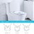 Portable Baby Potty Training Seat for Boys and Girls Potty seat Toilet Seat for Kids 0 to 5 years Child Toddler Non-Slip with Splash Guard Fits Round  Oval Western Toilets, Blue (PINK)