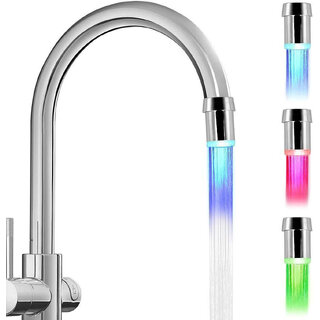 Led Faucet Light, For Bathroom & Kitchen, No Batteries Required (Pack Of 1) Swan Neck  Faucet (Single Handle Installation Type)