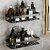 (Pack of 2) Shower Caddy Corner  Shower Organizer With Soap Holder  Stainless Steel Shelf  5 in 1 Self Adhesive Shelf Organizer Combo/Metal Racks and Shelves for Wall/Stand