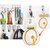 Self Adhesive Stainless Steel Wall Hooks  Heavy Duty Waterproof Sticky Hooks for Kitchen, Bathroom  Home (Pack of 6)