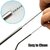 (Set of 4) Stainless Steel Drinking Straws, 21.6cm Long, 6 mm Radius with Cleaning Brush, Dishwasher Safe