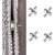 Curtain Magnets Closure with Tack Curtain Weights Magnets Buttons for Curtains Multipurpose Office Magnets Pack of 4(Silver)