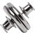 Curtain Magnets Closure with Tack Curtain Weights Magnets Buttons for Curtains Multipurpose Office Magnets Pack of 4(Silver)