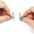 Curtain Magnets Closure with Tack Curtain Weights Magnets Buttons for Curtains Multipurpose Office Magnets Pack of 4(Silver)