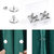 Curtain Magnets Closure with Tack Curtain Weights Magnets Buttons for Curtains Multipurpose Office Magnets Pack of 4(Silver)
