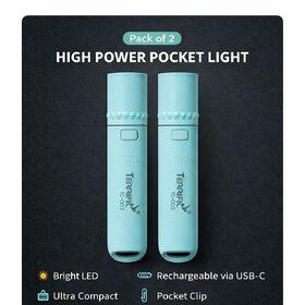 Pack of 2 High Power Pocket Light - (Light Blue)