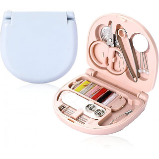 Mini Travel Sewing Kit with Needles, Thread & Scissors