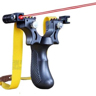 Sling Shot with Rubber Band, Adjustable Catapult for Adults Beginner Youth for Outdoor Games (Multicolor)