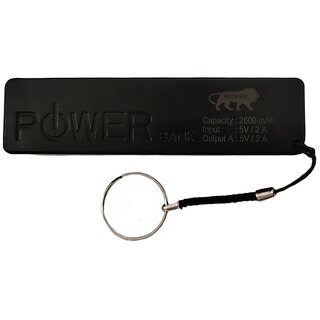 Unv 2600 Mah Power Bank (15 W, Fast Charging) (Black, Lithium-Ion)B