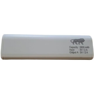 Unv 2600 Mah Power Bank (15 W, Fast Charging) (White, Lithium-Ion)B