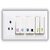 (Pack of 1) Clear Vinyl Switch ID Sticker Home & Office Electric Board Label, Appliance Switch Label
