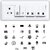 (Pack of 1) Clear Vinyl Switch ID Sticker Home & Office Electric Board Label, Appliance Switch Label