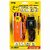 MZ M907 Rechargeable 12W Laser LED Torch High Intensity Super Bright Flashlight with 7-Hour Runtime, Round Pin Charger, and Hanging Lanyard (Orange)