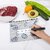 Reusable Aluminum Foil Storage Bags With Zip Lock  Label Stand-Up Bottom Silver Foil Food Storage Pouches for Vegetable