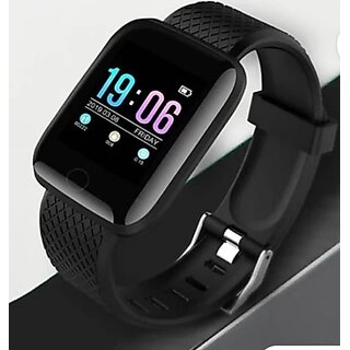 Moonwalk Smart Watch Id-116 Bluetooth Smartwatch Wireless Fitness Band Watch For Boys, Girls, Men, Women  Kids