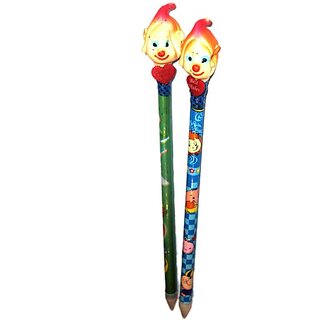 Global Gifts Set Of Two Shaklaka Boom Boom Pencils (Set Of 2, Multicolor)