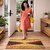 Coir Doormat with Geometric Pattern, Multicolour, Rectangular, Hand Woven, Entrance Mat (62x36x2 cm)