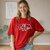 Women's Oversized T-Shirt | 100% Pure Cotton Drop Shoulder Graphic Tee | Vintage California Sunrise Print Casual Half Sleeve Top | Sizes M-XXL